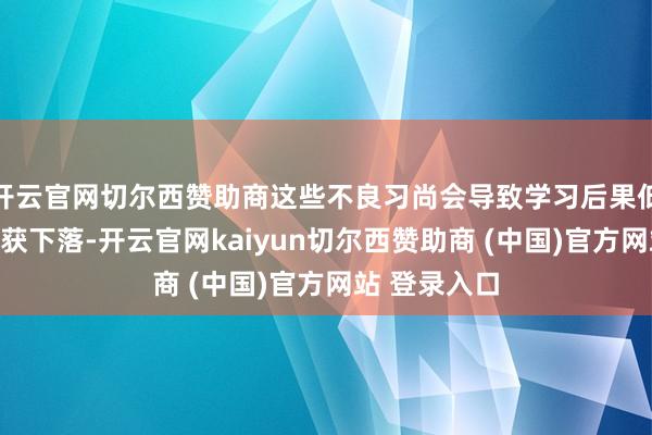 开云官网切尔西赞助商这些不良习尚会导致学习后果低下、学习收获下落-开云官网kaiyun切尔西赞助商 (中国)官方网站 登录入口