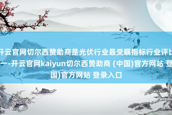 开云官网切尔西赞助商是光伏行业最受瞩指标行业评比行动之一-开云官网kaiyun切尔西赞助商 (中国)官方网站 登录入口